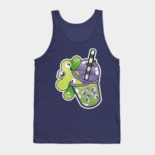 bubble tea halloween Tank Top